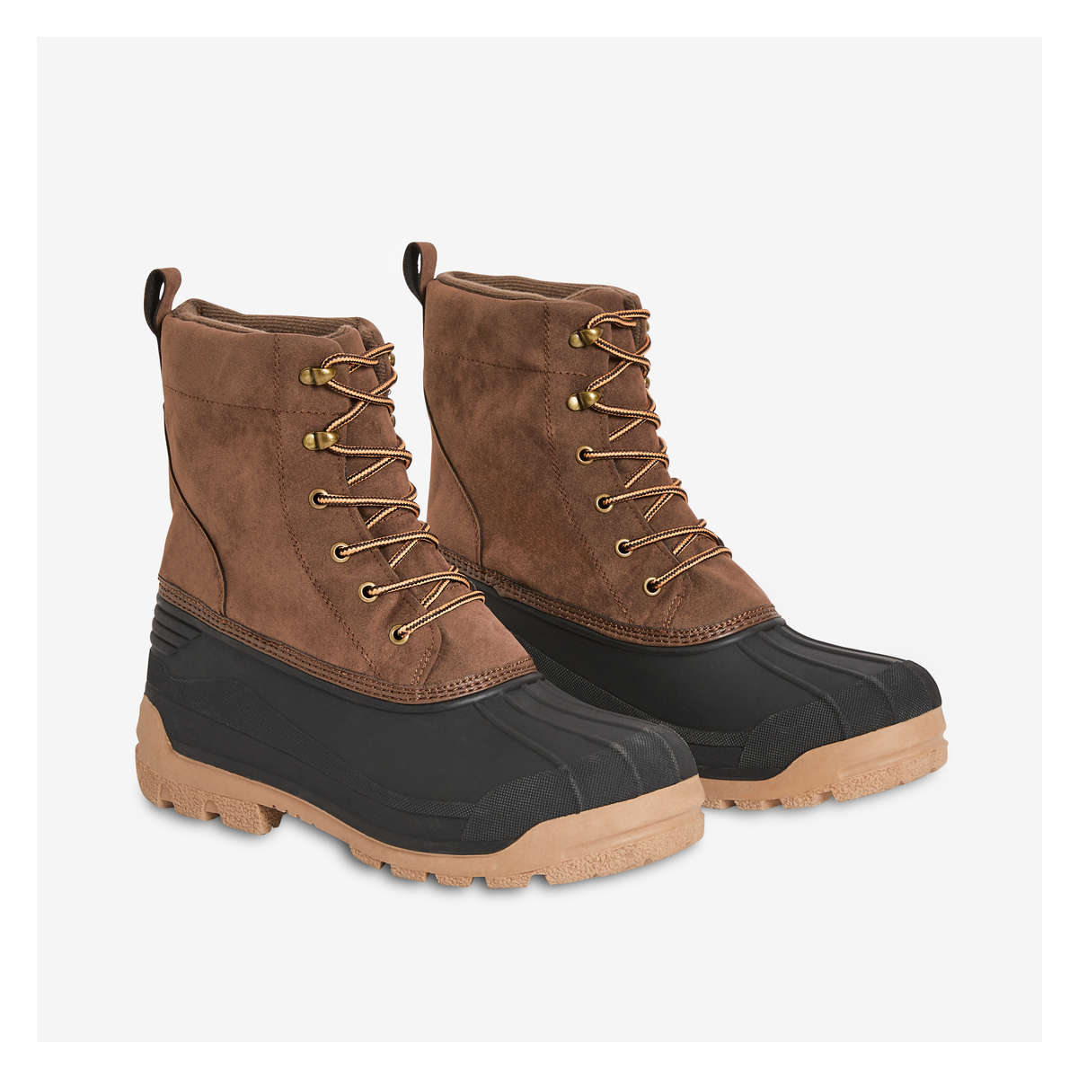 Brown snow boots sale